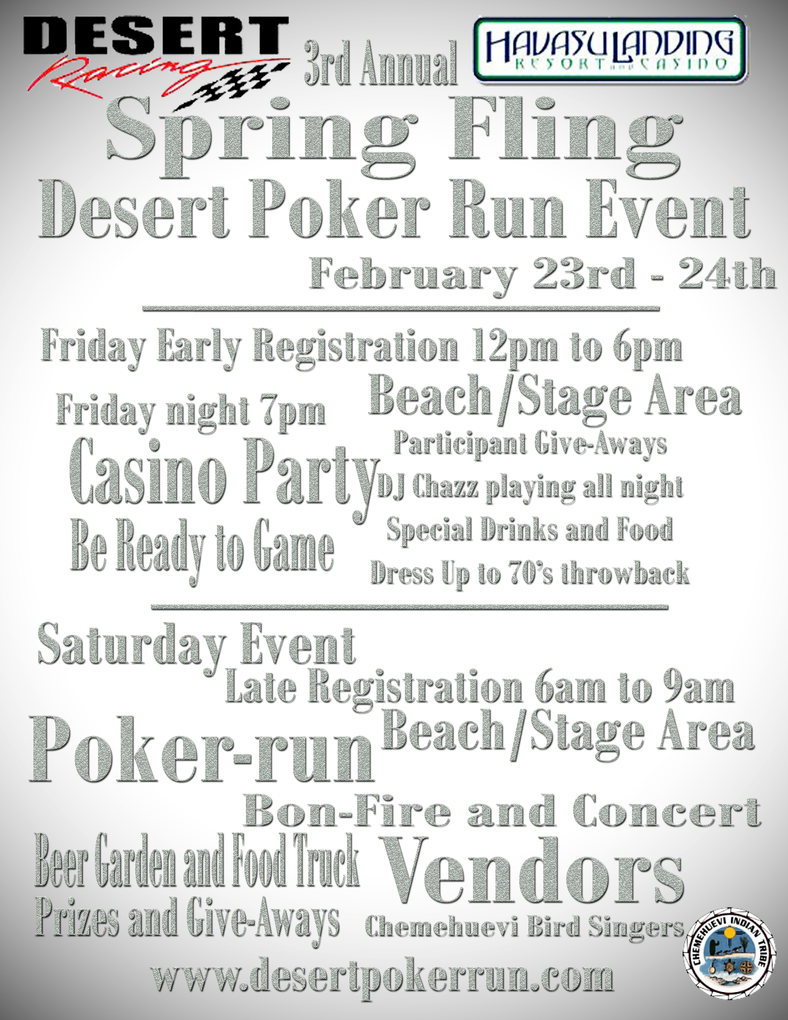 Desert Racing 3rd Annual Spring Fling Poker Run